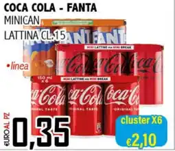 Big Food Coca cola - fanta minican lattina offerta