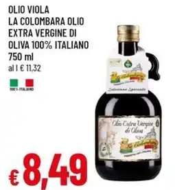 A&O Olio viola la colombara olio extra vergine di oliva 100% italiano offerta