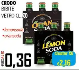 Big Food Crodo bibite vetro offerta