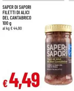 A&O Saper di sapori filetti di alici del cantabrico offerta