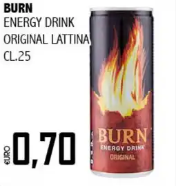 Big Food Burn energy drink original lattina offerta