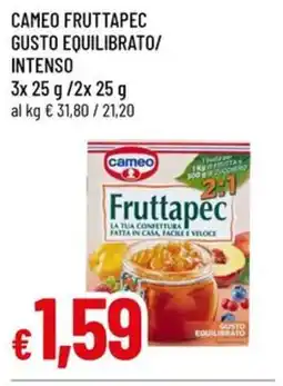 A&O Cameo fruttapec gusto equilibrato/ intenso offerta