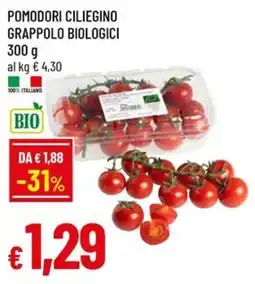 A&O Pomodori ciliegino grappolo biologici offerta