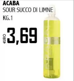 Big Food Acaba sour succo di limne offerta