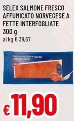 A&O Selex salmone fresco affumicato norvegese a fette interfogliate offerta