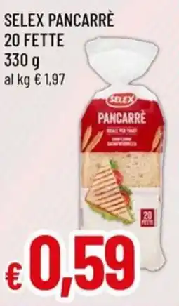 A&O Selex pancarrè 20 fette offerta