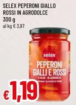 A&O Selex peperoni giallo rossi in agrodolce offerta