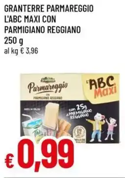 A&O GRANTERRE parmareggio l'abc maxi con parmigiano reggiano offerta