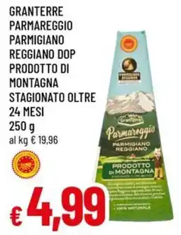 A&O GRANTERRE parmareggio parmigiano reggiano dop prodotto di montagna stagionato oltre 24 mesi offerta