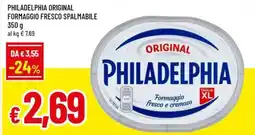 A&O Philadelphia original formaggio fresco spalmabile offerta