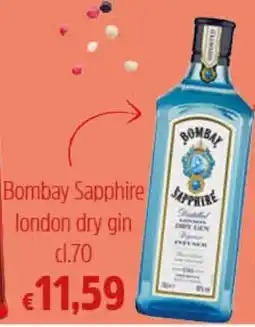 Big Food Bombay Sapphire london dry gin offerta