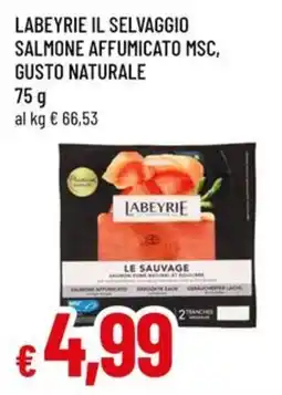 A&O Labeyrie il selvaggio salmone affumicato msc, gusto naturale offerta