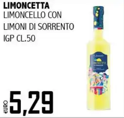Big Food Limoncetta limoncello con limoni di sorrento igp offerta