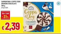 A&O Sammontana 4 coppe d'oro amarena/cioccolato offerta