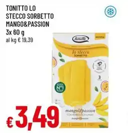 A&O Tonitto lo stecco sorbetto mango&passion offerta