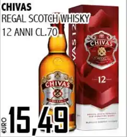 Big Food Chivas regal scotch whisky 12 anni offerta