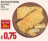 A&O Mini focaccia romana alla pala offerta