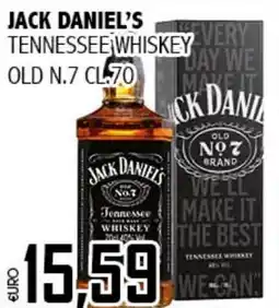 Big Food Jack daniel's tennessee whiskey old n.7 offerta