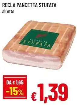 A&O Recla pancetta stufata offerta