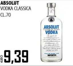Big Food Absolut vodka classica offerta