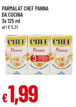 A&O Parmalat chef panna da cucina offerta