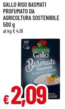 A&O Gallo riso basmati profumato da agricoltura sostenibile offerta