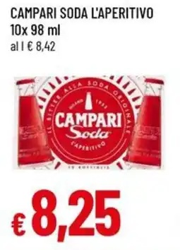 A&O Campari soda l'aperitivo offerta