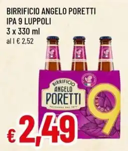 A&O Birrificio angelo poretti ipa 9 luppoli offerta