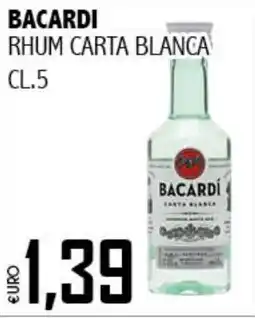Big Food Bacardi rhum carta blanca offerta
