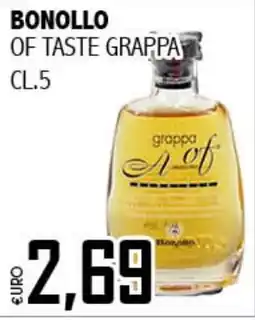 Bonollo of taste grappa