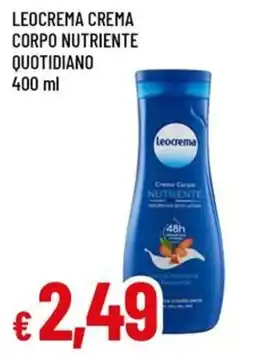 A&O Leocrema crema corpo nutriente quotidiano offerta