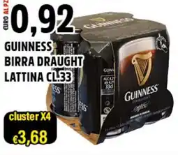 Big Food Guinness birra draught lattina offerta