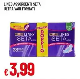 A&O Lines assorbenti seta ultra vari formati offerta
