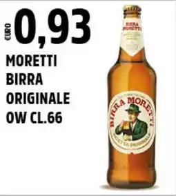 Big Food Moretti birra originale ow offerta