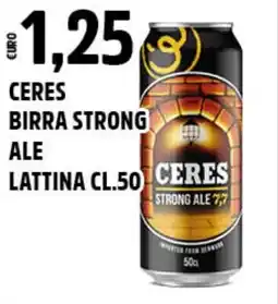 Big Food Ceres birra strong ale lattina offerta