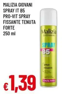 A&O Malizia giovani spray IT B5 pro-vit spray fissante tenuta forte offerta