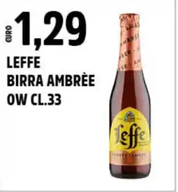 Big Food Leffe birra ambree ow offerta