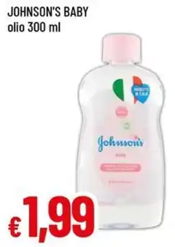 A&O JOHNSON'S BABY olio offerta