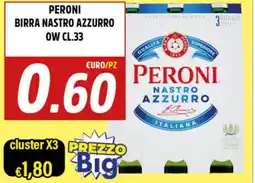 Big Food Peroni birra nastro azzurro ow offerta