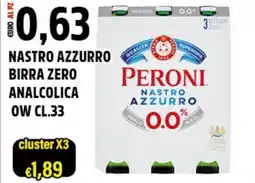 Big Food Nastro azzurro birra zero analcolica ow offerta