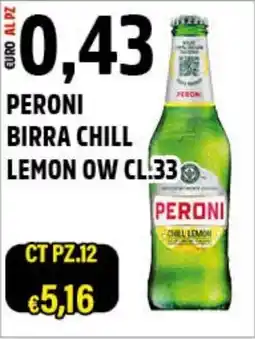 Big Food Peroni birra chill lemon ow offerta