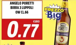 Big Food Angelo poretti birra 3 luppoli ow offerta