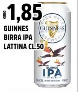 Big Food Guinnes birra ipa lattina offerta