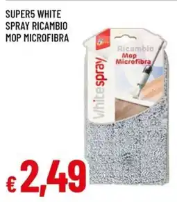 A&O Super5 white spray ricambio mop microfibra offerta