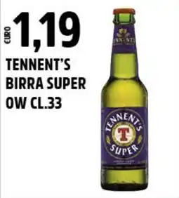 Big Food Tennent's birra super ow offerta