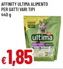 A&O Affinity ultima alimento per gatti vari tipi offerta