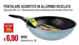 A&O Pentolame assortito in alluminio riciclato offerta