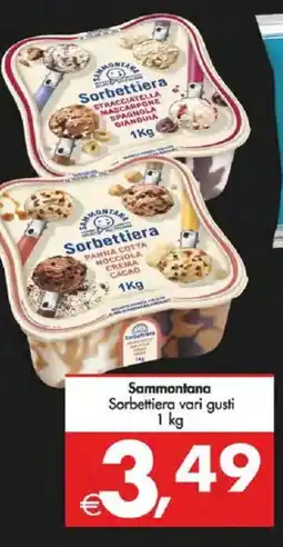 Deco Supermercati Sammontana Sorbettiera vari gusti offerta