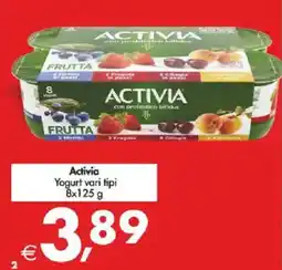 Deco Supermercati Activia Yogurt vari tipi offerta
