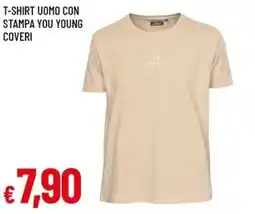 A&O T-shirt uomo con stampa you young coveri offerta